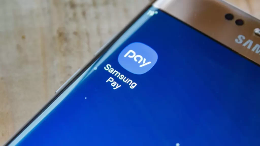 Samsung Pay app installed