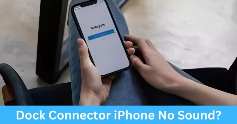 Dock Connector iPhone No Sound
