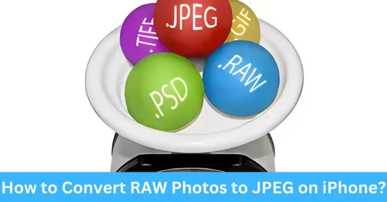 How to Convert RAW Photos to JPEG on iPhone